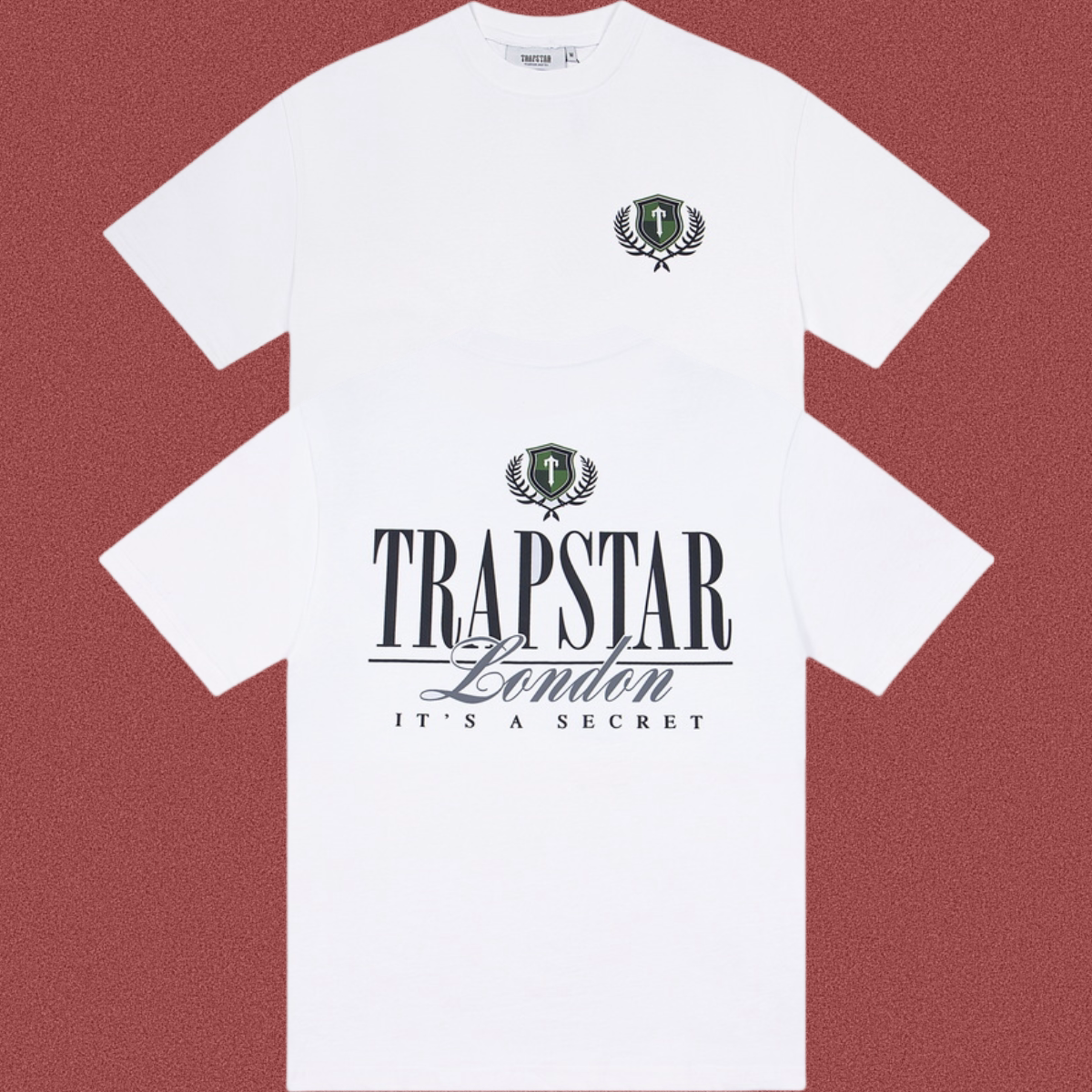 Trapstar Crest & London Script Graphic Tee - White