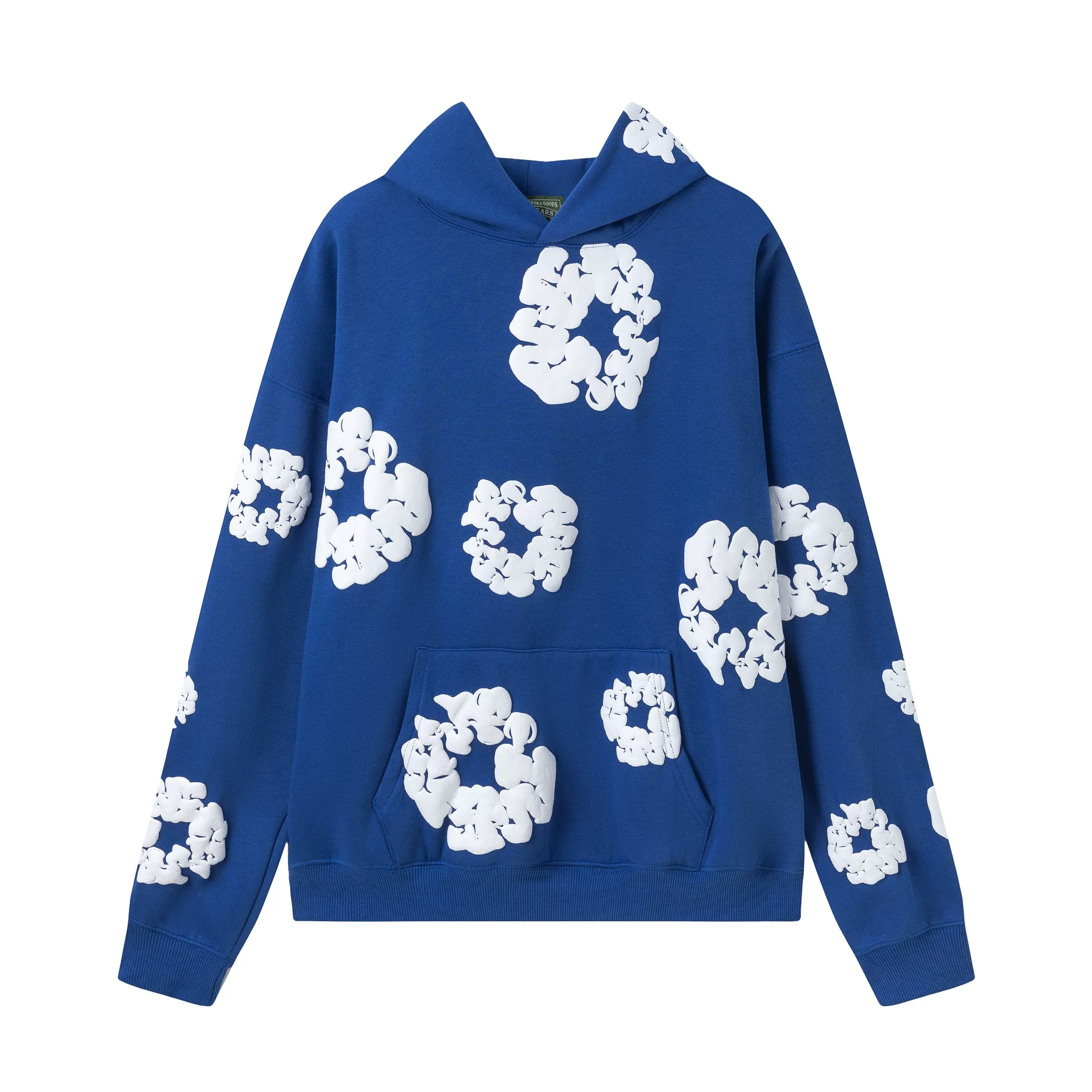Denim Tears Cotton Wreath Hoodie - Royal Blue