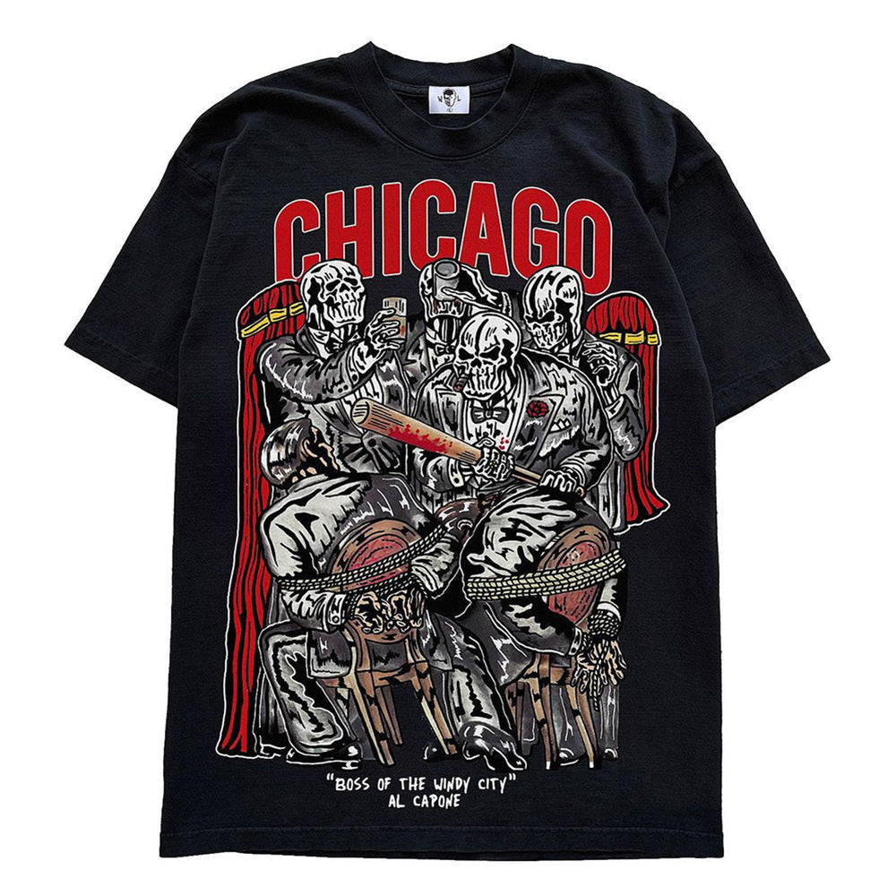 Warren Lotas Chicago "Boss of the White City" T-Shirt - Black
