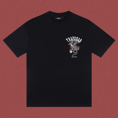 Trapstar Small Dragon & Arch Logo Graphic Tee - Black