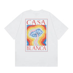 Casablanca Psychedelic Mushroom Framed T-Shirt - White