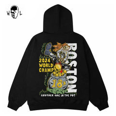 Warren Lotas Boston 2024 World Champs Hoodie - Black