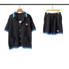 Casablanca Knit Set - Black / Blue / Turquoise