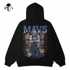 Warren Lotas Mavs Stadium Skull Hoodie - Black