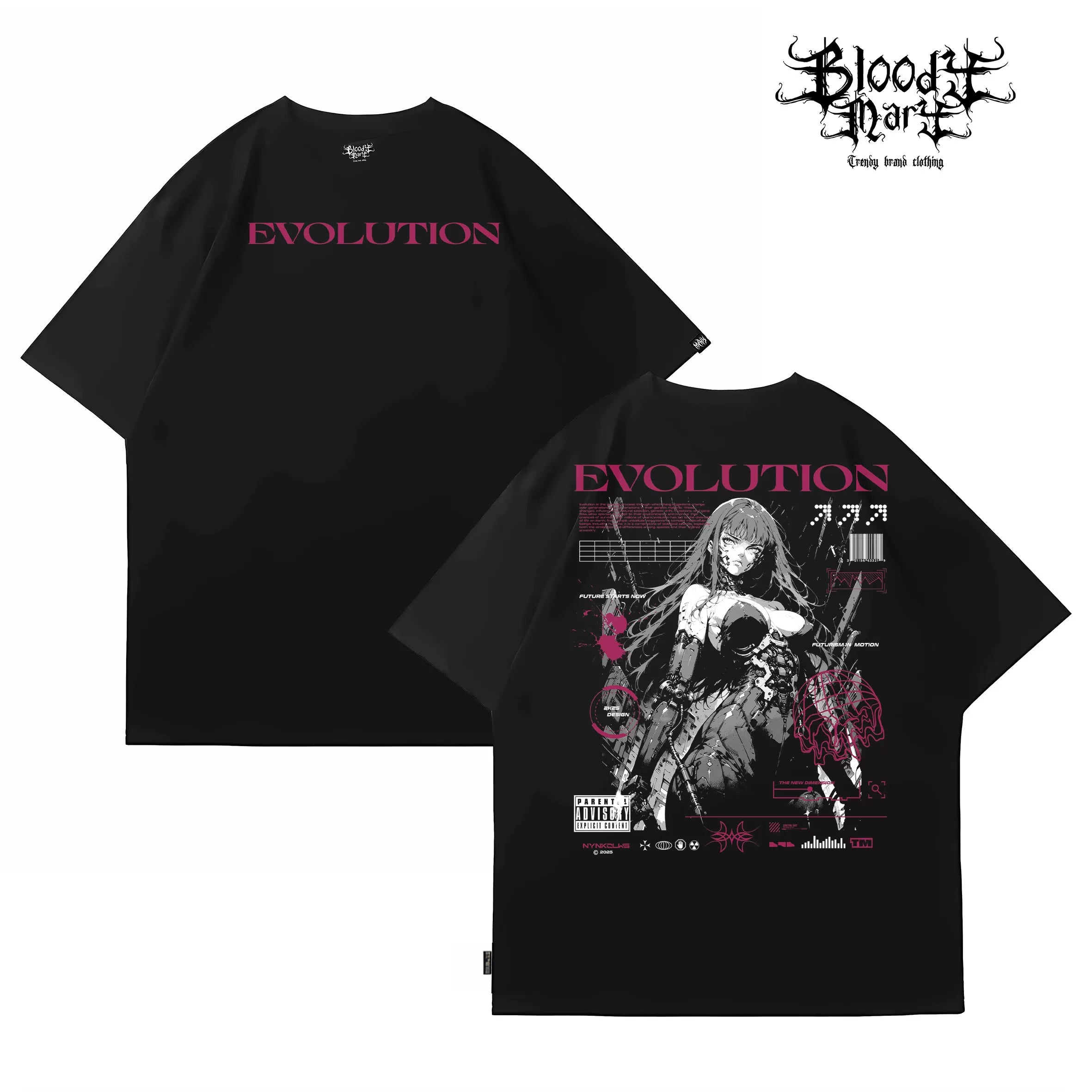 Original Trendy Brand American Street Flower Font Short Sleeve Men's and Women's Loose Cotton Heavy Weight Niche Hip Hop T-shirt