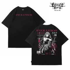 Original Trendy Brand American Street Flower Font Short Sleeve Men's and Women's Loose Cotton Heavy Weight Niche Hip Hop T-shirt