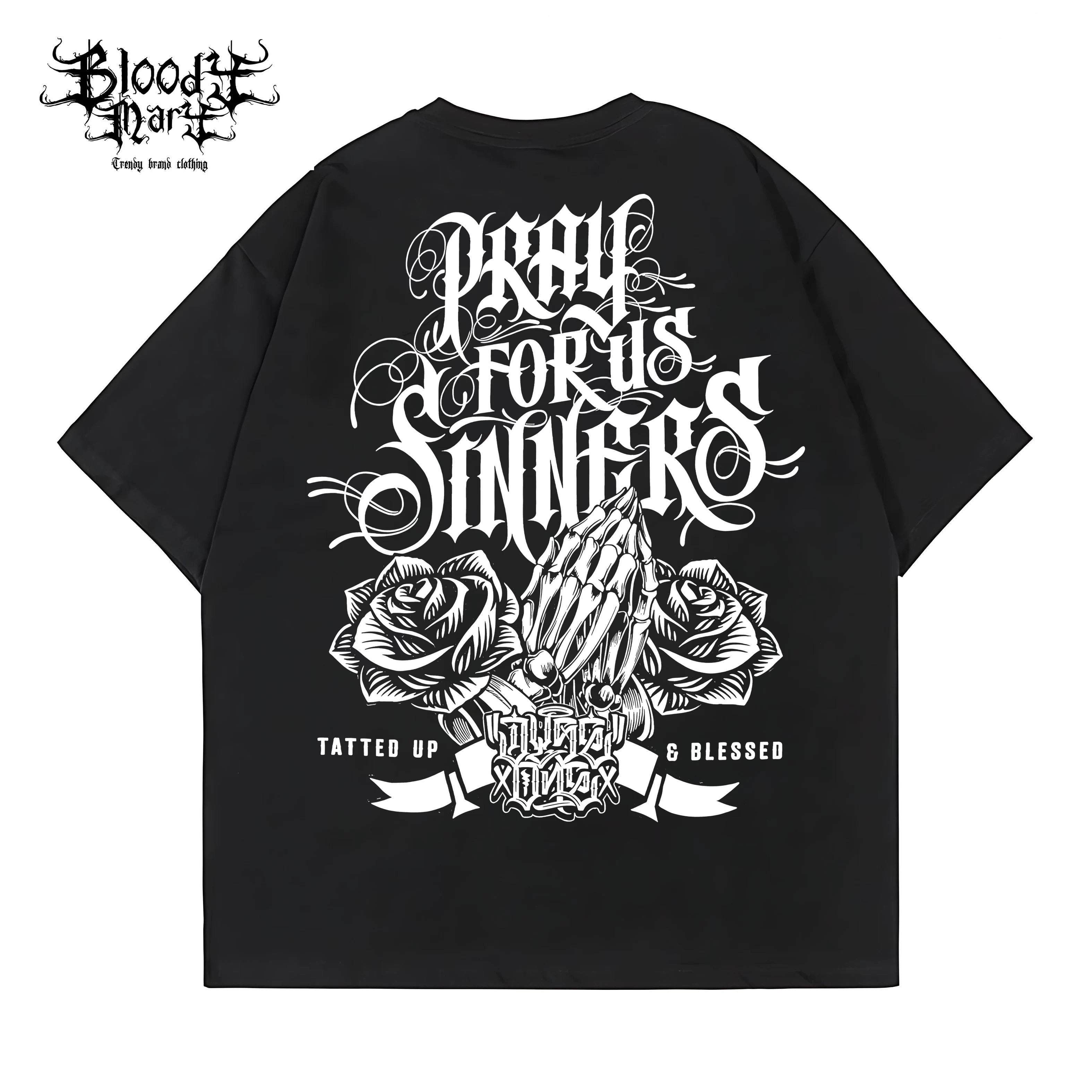 China-Chic Brand American street fancy character short sleeve men's and women's loose cotton heavy weight small crowd hip-hop clown T-shirt