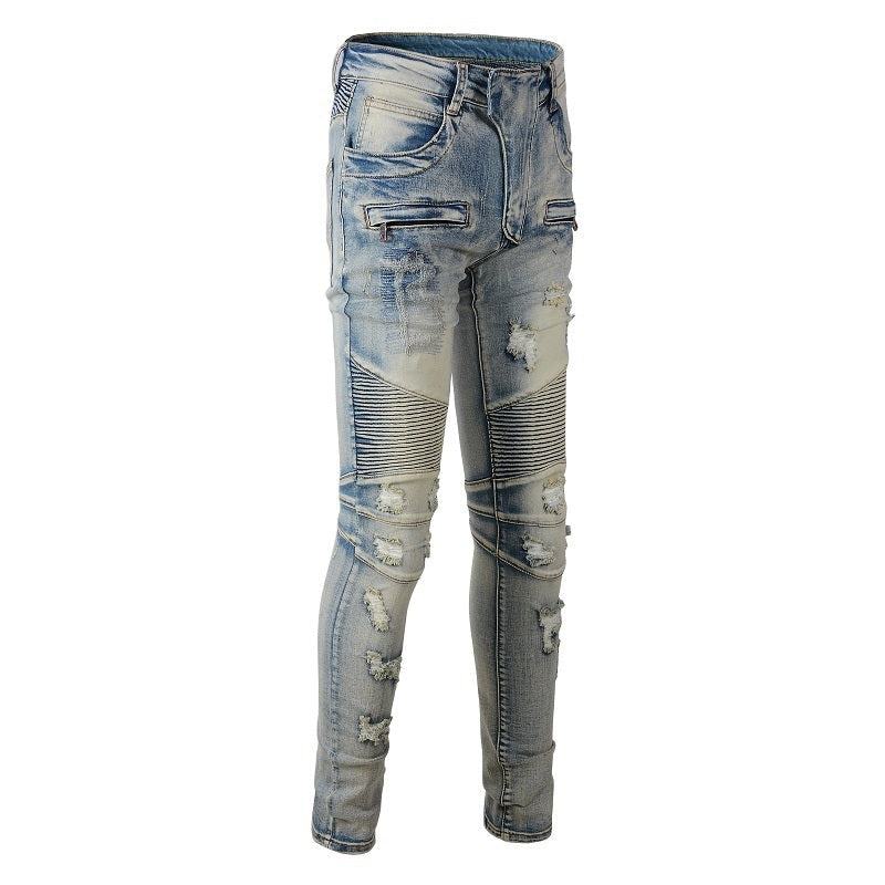 Men Trendy Jeans High-street trendy apparel