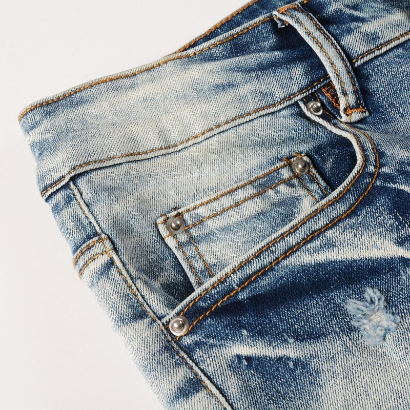 Men Trendy Jeans High-street trendy apparel