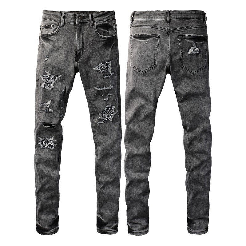 Men Trendy Jeans High-street trendy apparel
