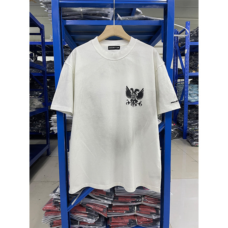 VTG T Shirts Men Creative Pure Cotton High-Street Fashion