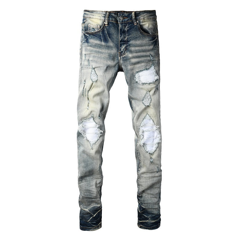 Men Trendy Jeans High-street trendy apparel