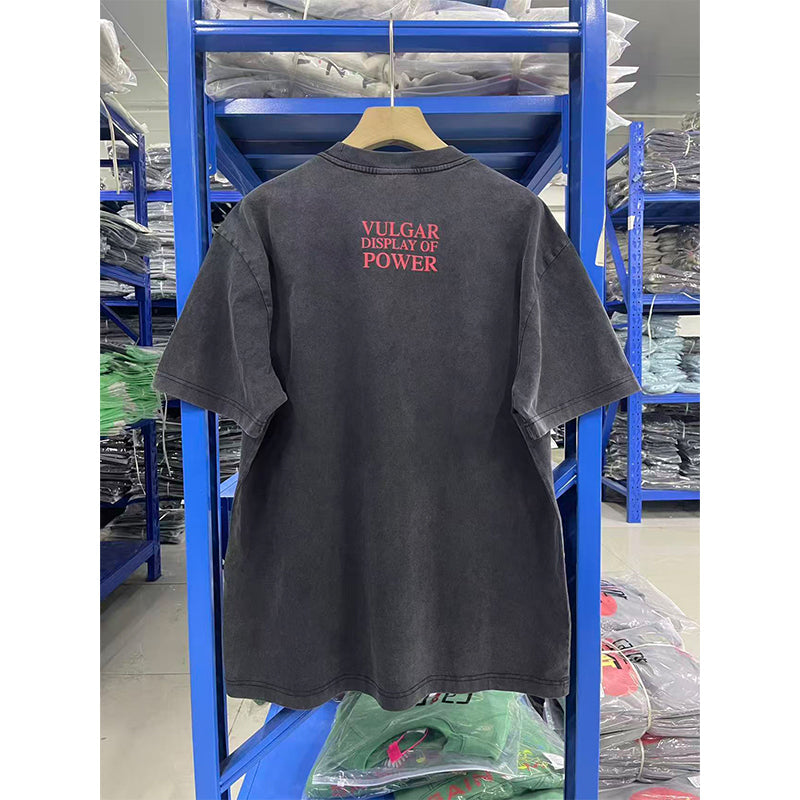 VTG T Shirts Men Creative Pure Cotton High-Street Fashion