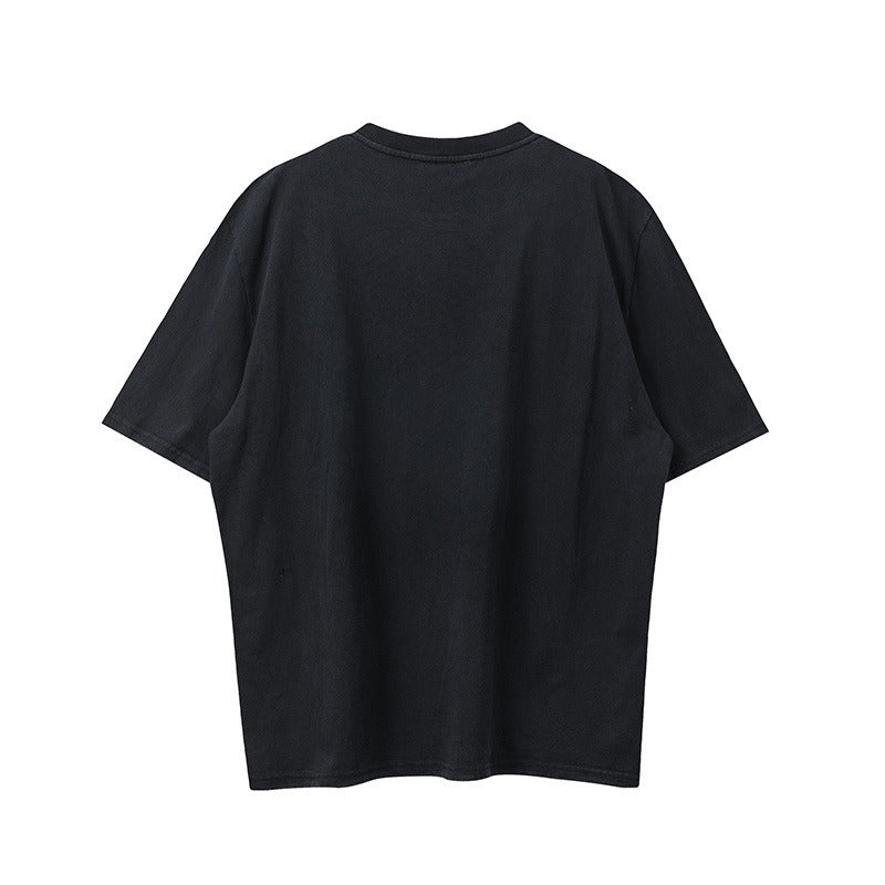 VTG T Shirts Men Creative Pure Cotton High-Street Fashion