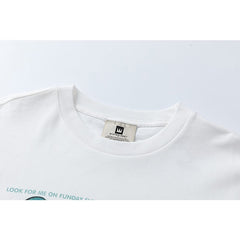 VTG T Shirts Men Creative Pure Cotton High-Street Fashion
