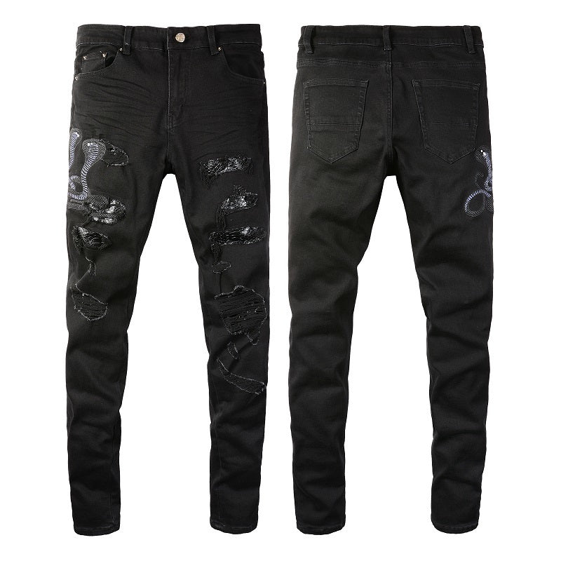 Men Trendy Jeans High-street trendy apparel