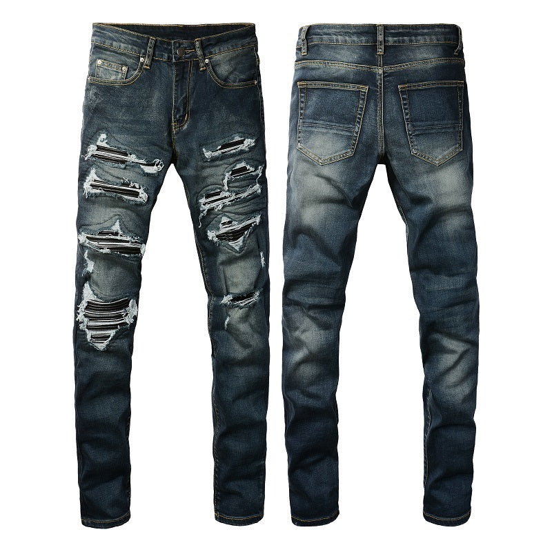 Men Trendy Jeans High-street trendy apparel