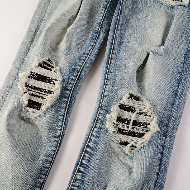 Men Trendy Jeans High-street trendy apparel
