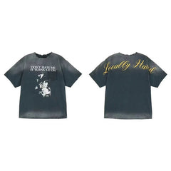 VTG T Shirts Men Creative Pure Cotton High-Street Fashion