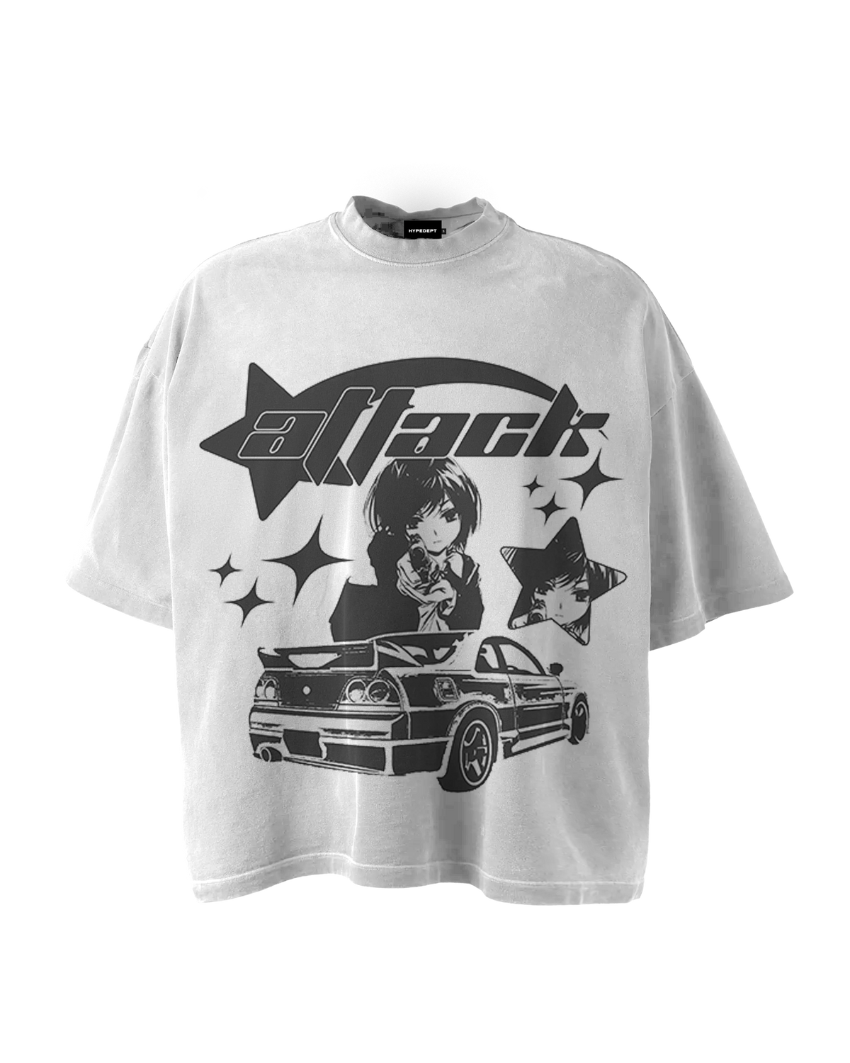 'ATTACK' GRAPHIC TEE