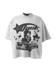 'ATTACK' GRAPHIC TEE
