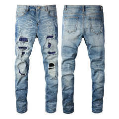 Men Trendy Jeans High-street trendy apparel