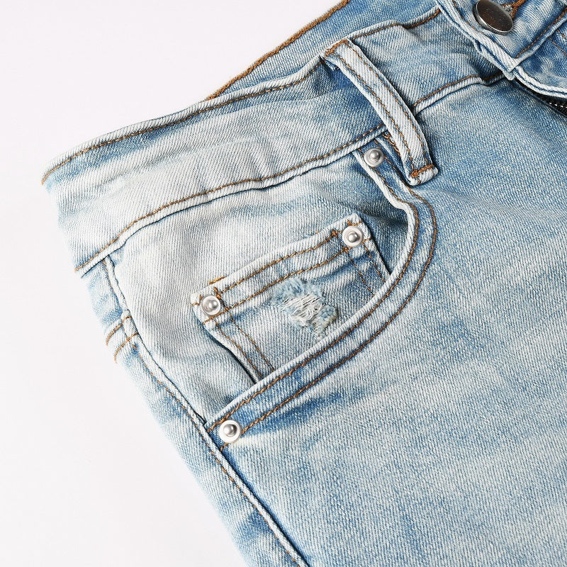 Men Trendy Jeans High-street trendy apparel