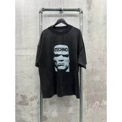 VTG T Shirts Men Creative Pure Cotton High-Street Fashion