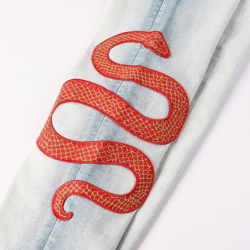 Men Trendy Jeans High-street trendy apparel