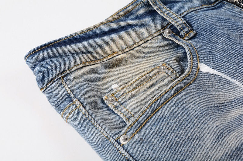 Men Trendy Jeans High-street trendy apparel