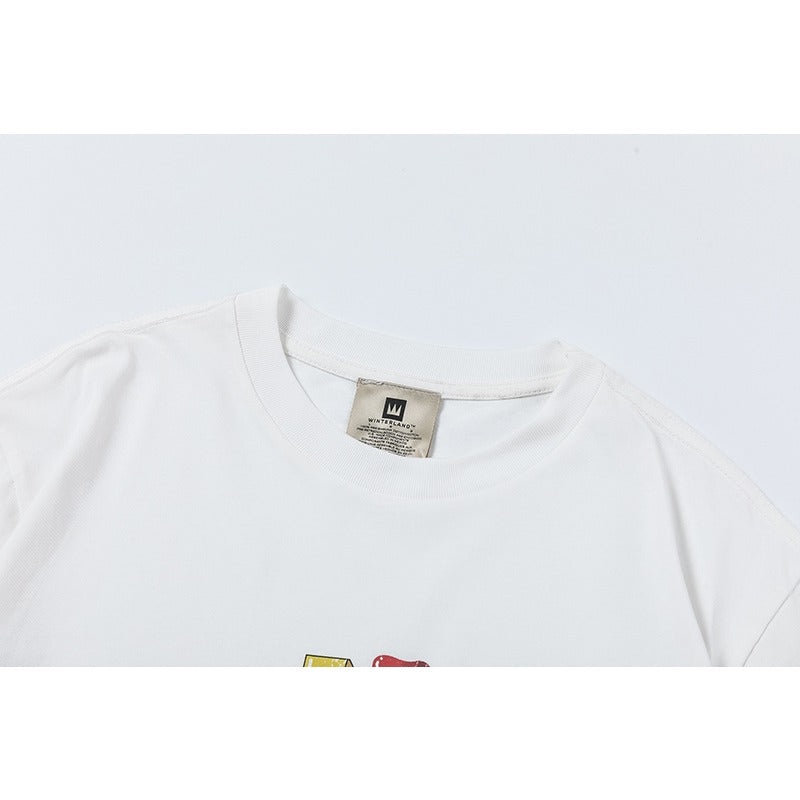 VTG T Shirts Men Creative Pure Cotton High-Street Fashion