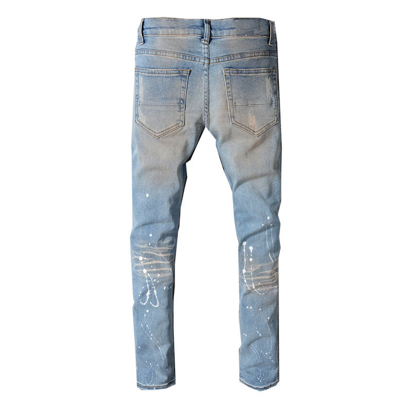 Men Trendy Jeans High-street trendy apparel