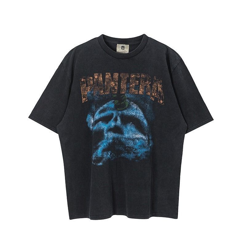 VTG T Shirts Men Creative Pure Cotton High-Street Fashion