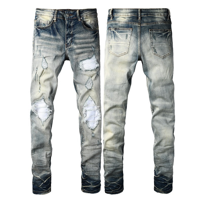 Men Trendy Jeans High-street trendy apparel