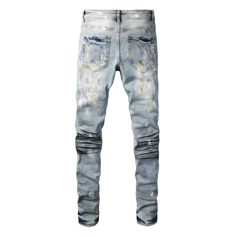 Men Trendy Jeans High-street trendy apparel