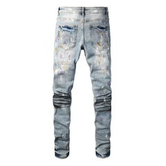 Men Trendy Jeans High-street trendy apparel