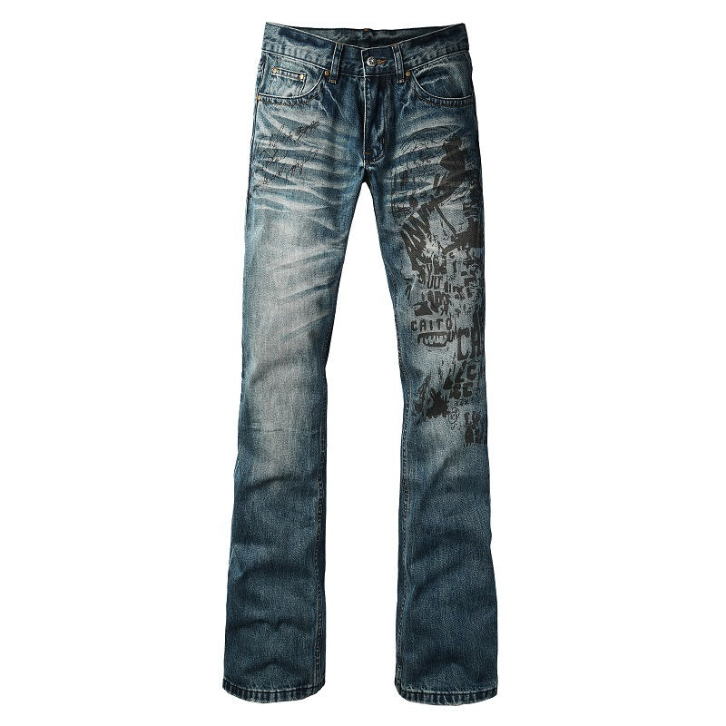 Men Trendy Jeans High-street trendy apparel
