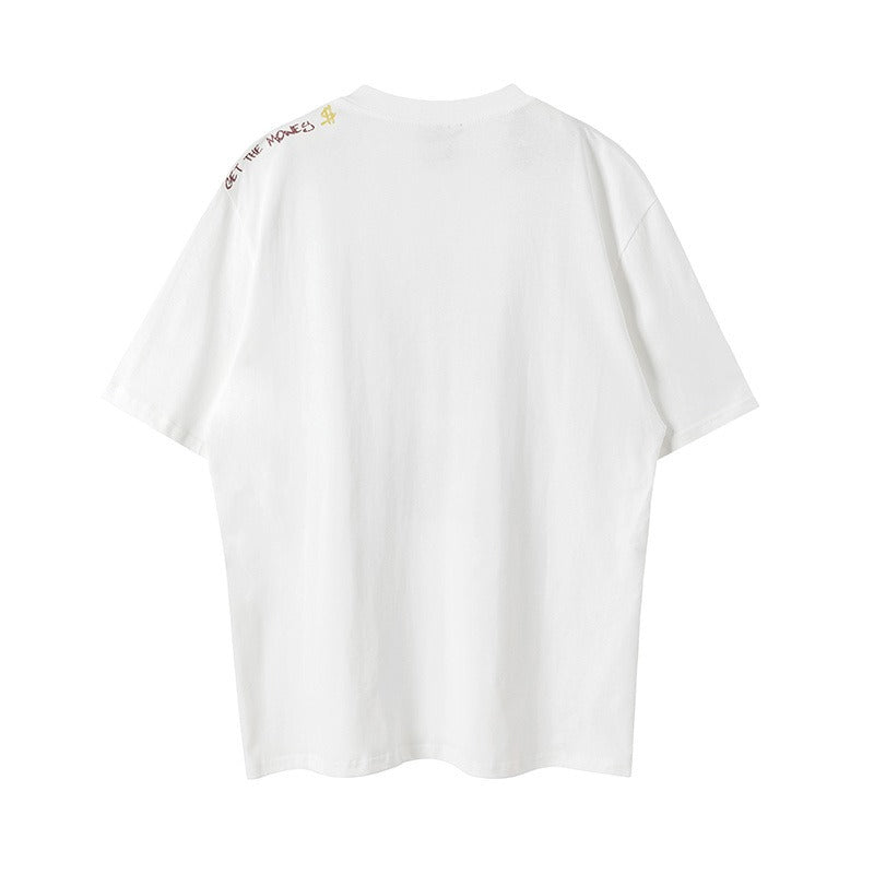 VTG T Shirts Men Creative Pure Cotton High-Street Fashion
