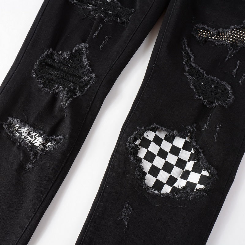 Men Trendy Jeans High-street trendy apparel