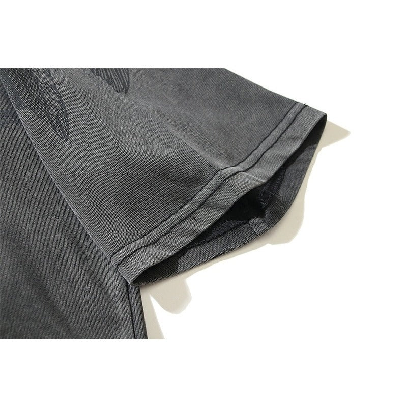 VTG T Shirts Men Creative Pure Cotton High-Street Fashion
