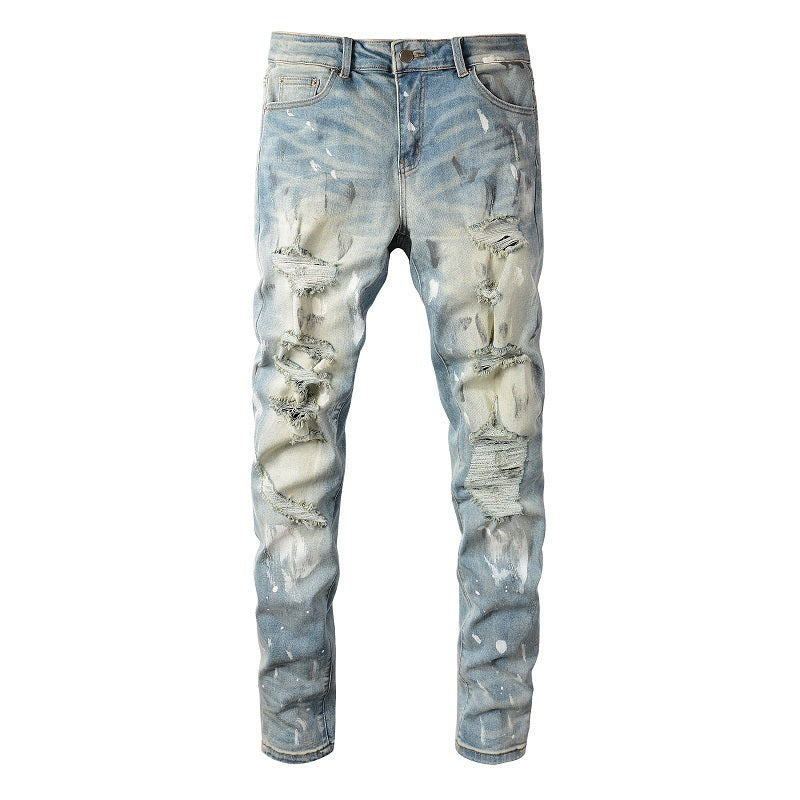 Men Trendy Jeans High-street trendy apparel