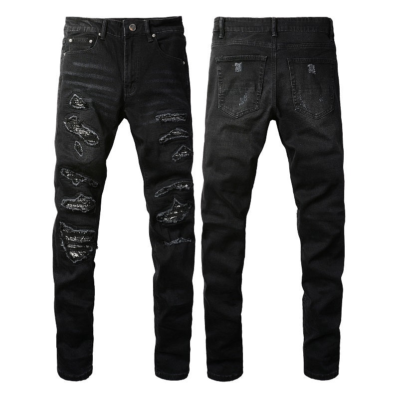 Men Trendy Jeans High-street trendy apparel