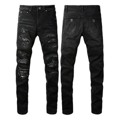 Men Trendy Jeans High-street trendy apparel