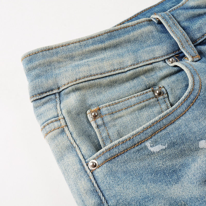 Men Trendy Jeans High-street trendy apparel