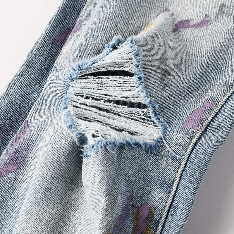 Men Trendy Jeans High-street trendy apparel