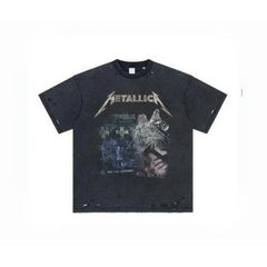 VTG T Shirts Men Creative Pure Cotton High-Street Fashion