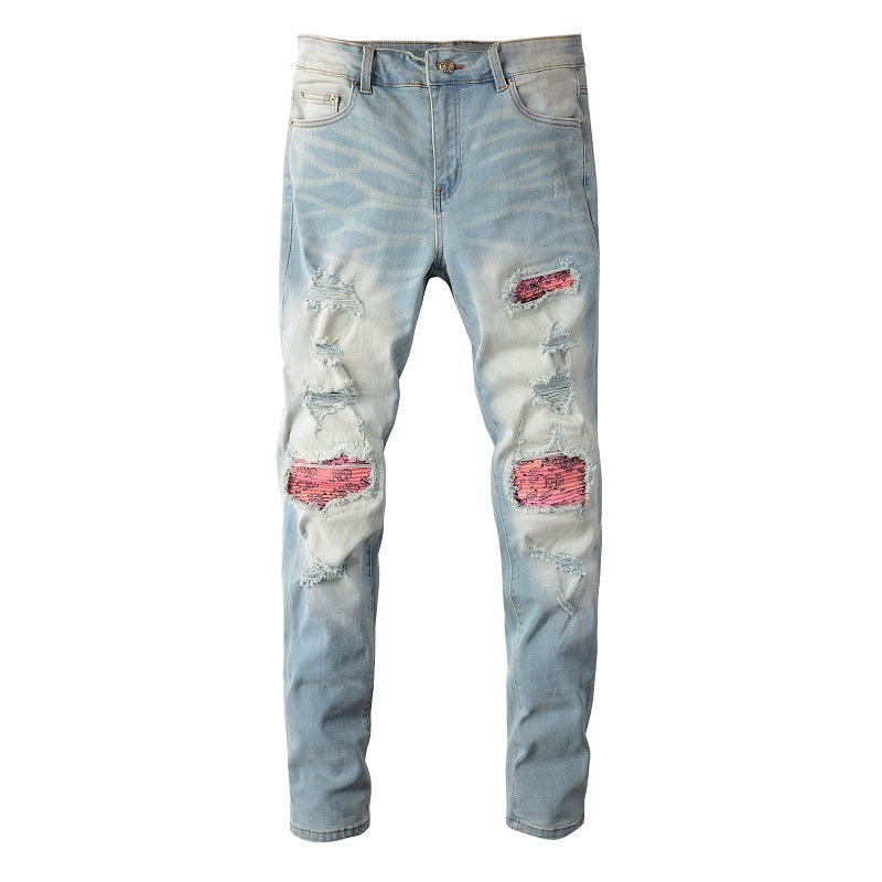 Men Trendy Jeans High-street trendy apparel