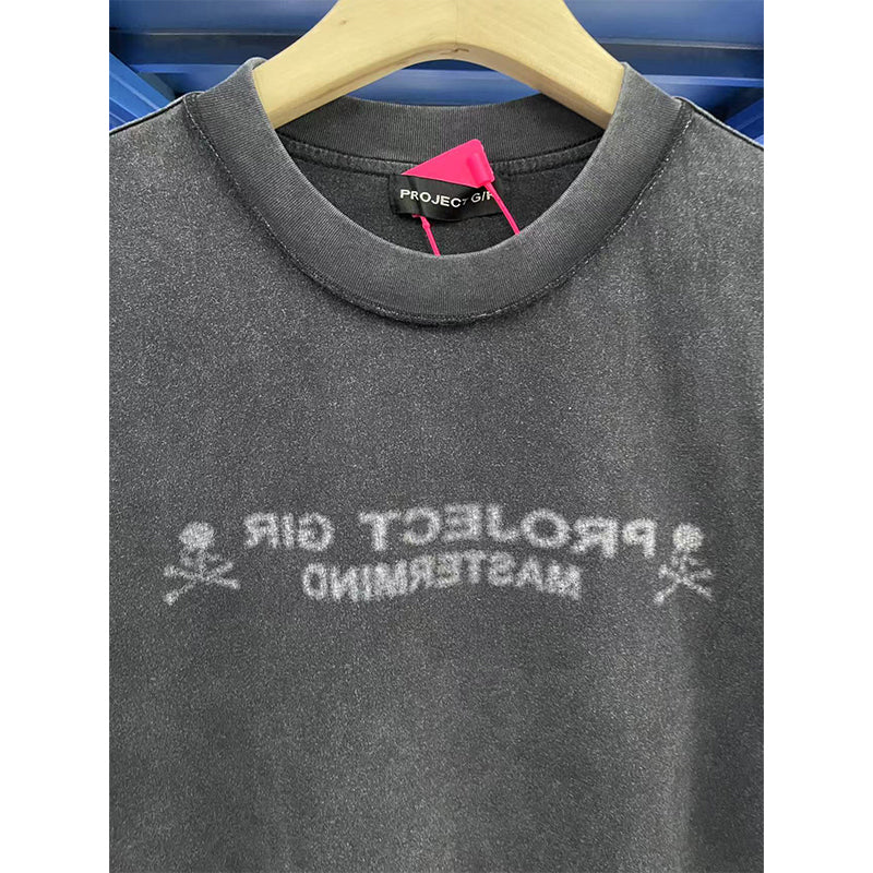 VTG T Shirts Men Creative Pure Cotton High-Street Fashion