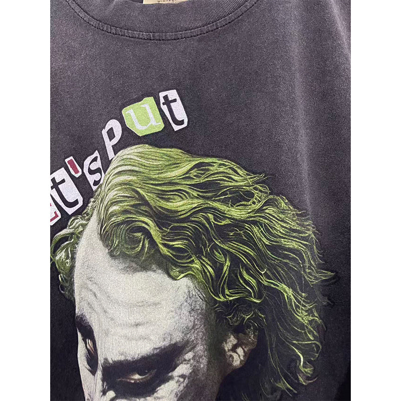 VTG T Shirts Men Creative Pure Cotton High-Street Fashion