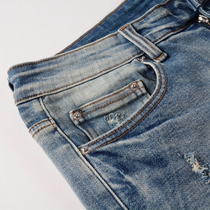 Men Trendy Jeans High-street trendy apparel